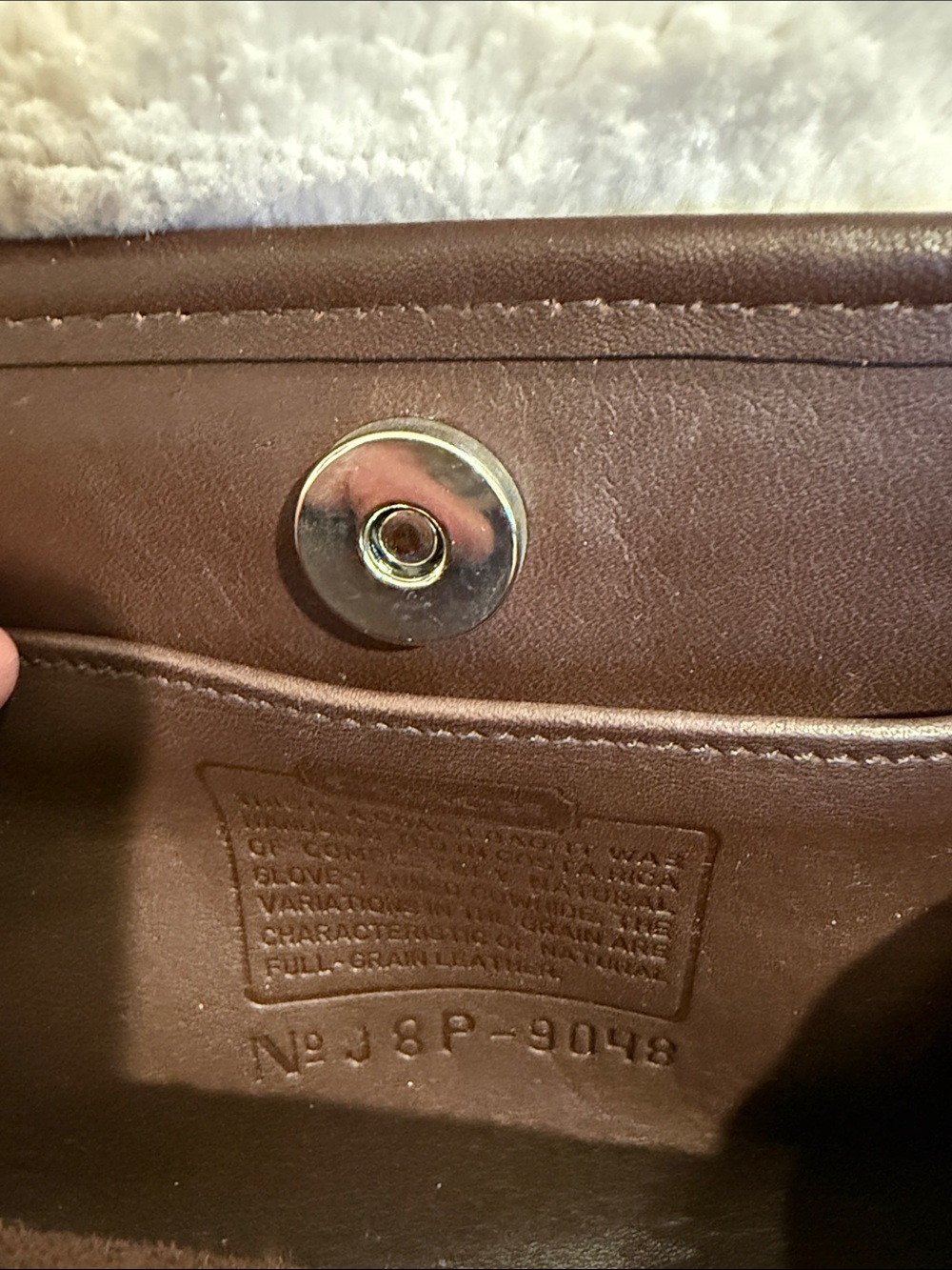 Coach Dark Brown Leather Messenger Crossbody - Picture 7 of 7